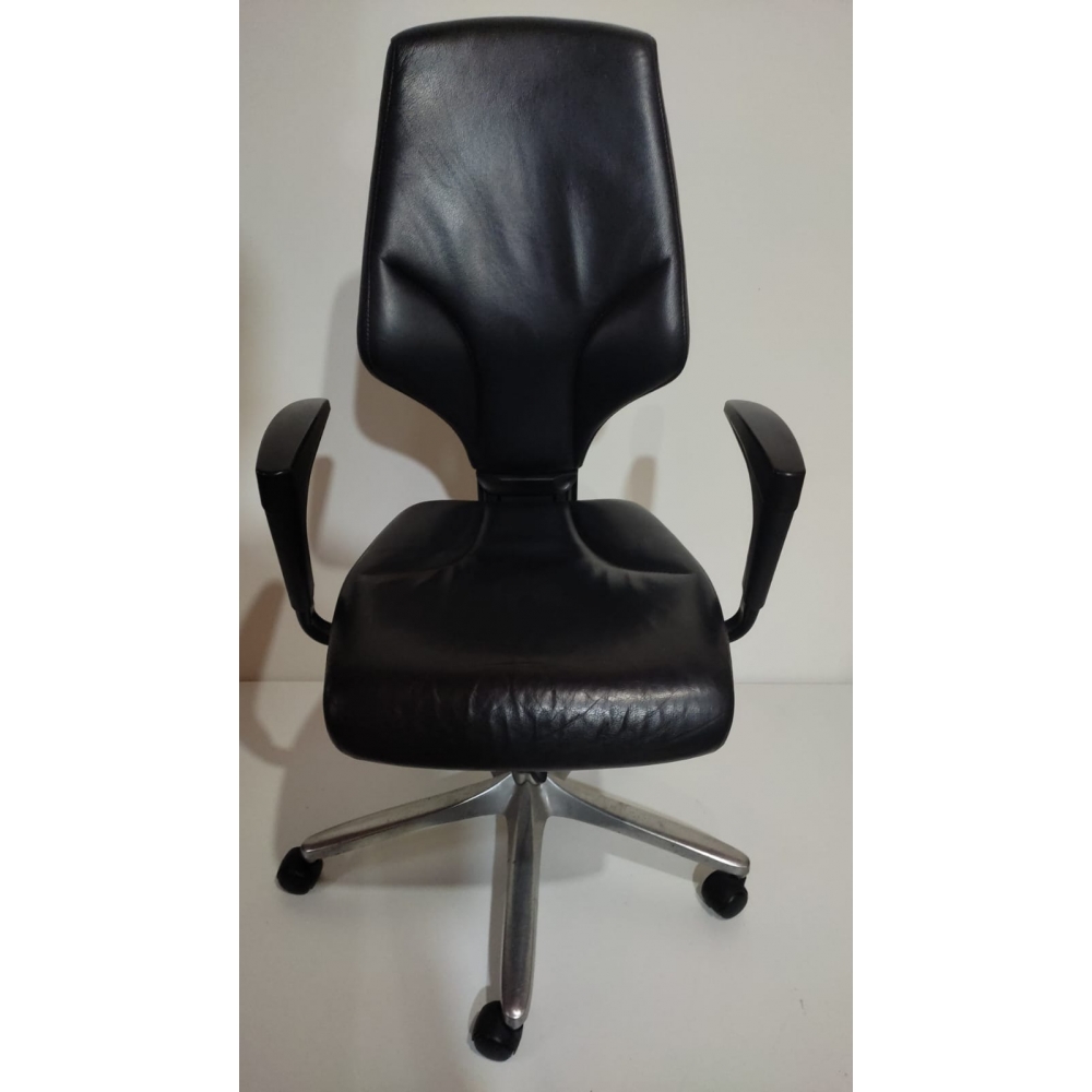 Cadeira Presidente Giroflex 64 (Couro Natural)